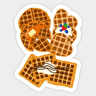 Waffle On Sticker